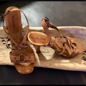 Aldo Wooden platform heels